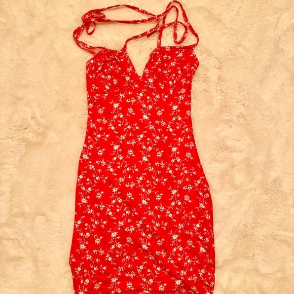 Floral Red Dress - Picture 1 of 1